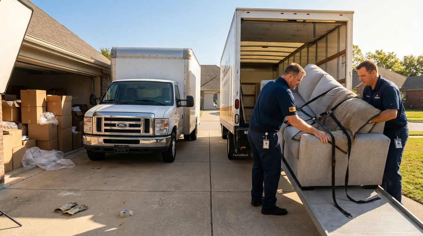 DIY truck vs professional crew comparison in Whiteman Air Force Base