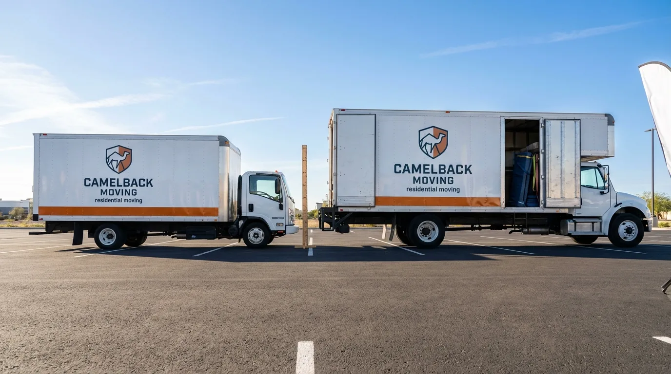 Moving truck size capacity guide in Whiteman Air Force Base